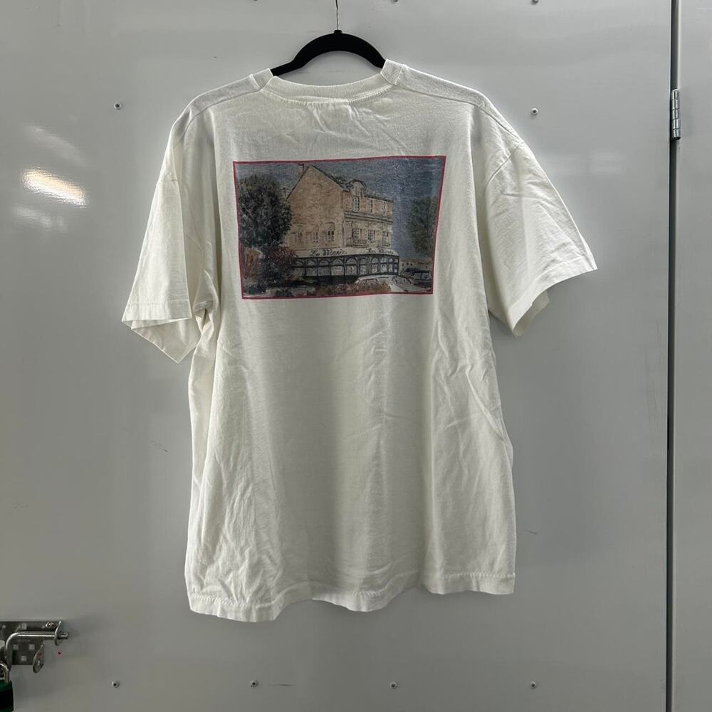 vintage 90s Screen Stars Restaurant Art T-shirt
